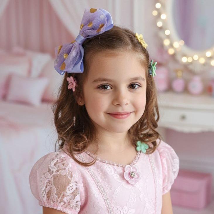 🎀  Peina a tu hija en segundos con este kit de vinchas para niñas💕🎀 Peinados rápidos y hermosos - Miniatura 2